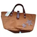 Orange Leather Handbag Estellon