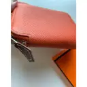 Silk'in leather wallet Hermès