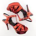 Leather sandals Yves Saint Laurent - Vintage