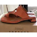 Buy Topshop Orange Plastic Sandals online