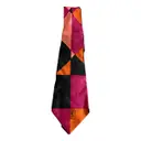 Silk tie Saint Laurent - Vintage