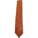 Orange Silk Tie Gianni Versace - Vintage