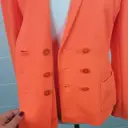 Orange Synthetic Jacket Jil Sander