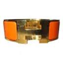 Orange Yellow gold Bracelet Clic Hermès
