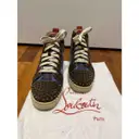 Buy Christian Louboutin Louis cloth high trainers online