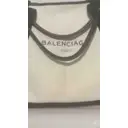 Navy cabas cloth handbag Balenciaga