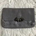 Leather clutch bag Derek Lam