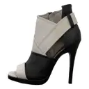 Leather heels Mcq