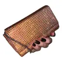 Buy AMINA MUADDI Cloth clutch bag online