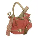 Brigitte Bardot cloth handbag Lancel