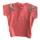 Pink Cotton Top Burberry