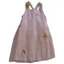 Pink Cotton Dress Baby Dior