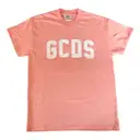 Pink Cotton T-shirt GCDS