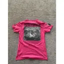 Buy Off-White Pink Cotton T-shirt online