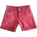 Pink Cotton Shorts Pierre Balmain