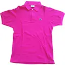 Pink Cotton Polo shirt Lacoste