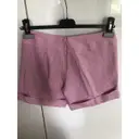Versace Pink Cotton Shorts for sale