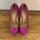 Charlotte Olympia Dolly glitter heels for sale
