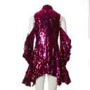 HALPERN Glitter mid-length dress for sale