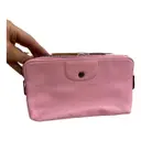 3D leather clutch bag Longchamp
