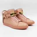 Leather trainers Buscemi