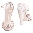 Chanel Pink Leather Sandals for sale