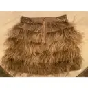 Buy Elisabetta Franchi Leather mini skirt online