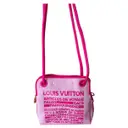 Pink Leather Handbag Louis Vuitton