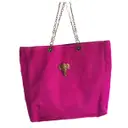 Pink Leather Handbag Sous Les Pavés