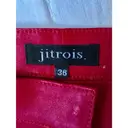 Buy Jitrois Leather carot pants online
