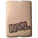 Leather purse Karl