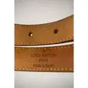 Leather belt Louis Vuitton - Vintage