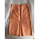 Buy Marni Leather mid-length skirt online