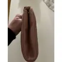 Matelassé leather clutch bag Miu Miu