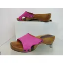 Leather sandals Michael Kors