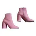 Leather ankle boots MM6