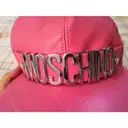 Moschino Leather cap for sale