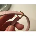 Pink Leather Bracelet Serrure Fendi
