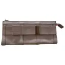 Leather clutch bag Versace - Vintage