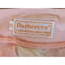 Linen large pants Burberry - Vintage