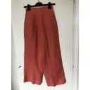 Buy Thierry Mugler Linen trousers online - Vintage