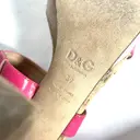 Patent leather sandals D&G