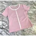 Pink Polyester Top Courrèges - Vintage