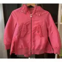 Pink Polyester Jacket & coat Moncler
