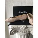Python ballet flats Chanel