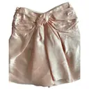 Silk mini skirt Dior - Vintage