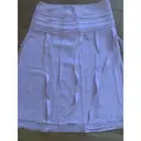 Silk mid-length skirt Paule Ka