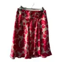 Silk mid-length skirt Tara Jarmon - Vintage