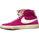Pink Suede Trainers Blazer Nike
