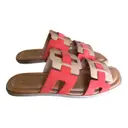 Pink Suede Sandals Tod's